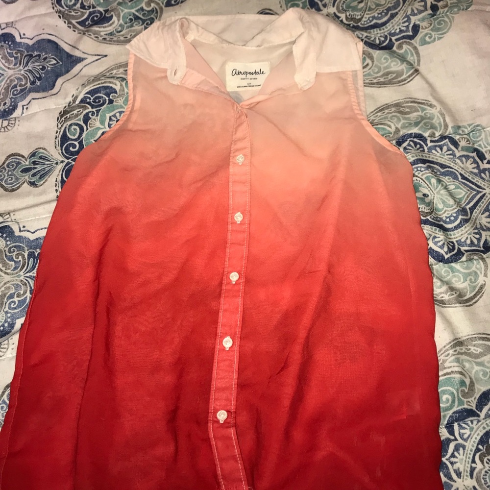 Small Aeropostale ombré button up